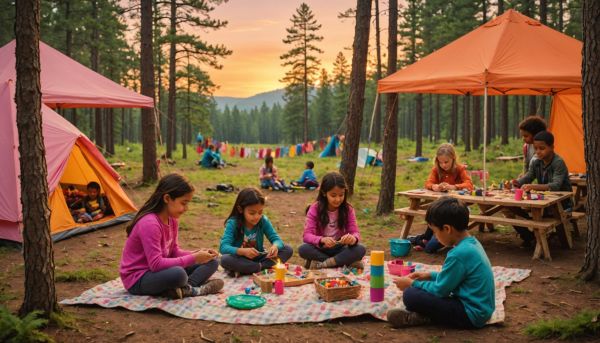 Comment occuper les enfants au club du camping ?