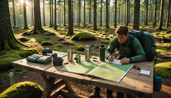 Comment organiser une randonnée autour du camping ?