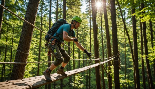 Comment surmonter les obstacles d'un parcours accrobranche ?