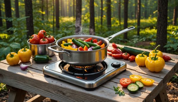 Quel plat estival cuisiner sur un réchaud simple ?