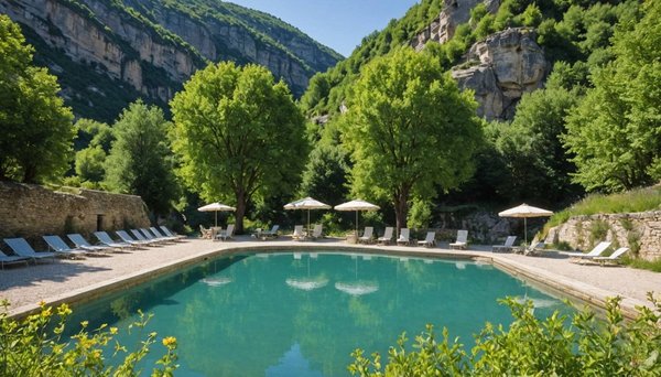 Vacances rêvées au camping gorges de l'aveyron avec piscine
