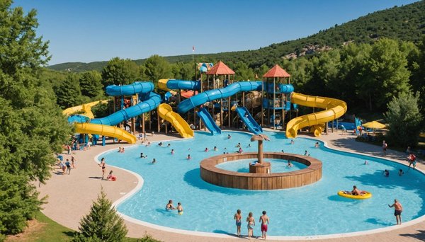 Découvrez le parc aquatique au camping en ardèche