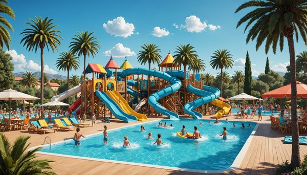 Camping avec parc aquatique dans le var : le paradis aquatique d'holiday green